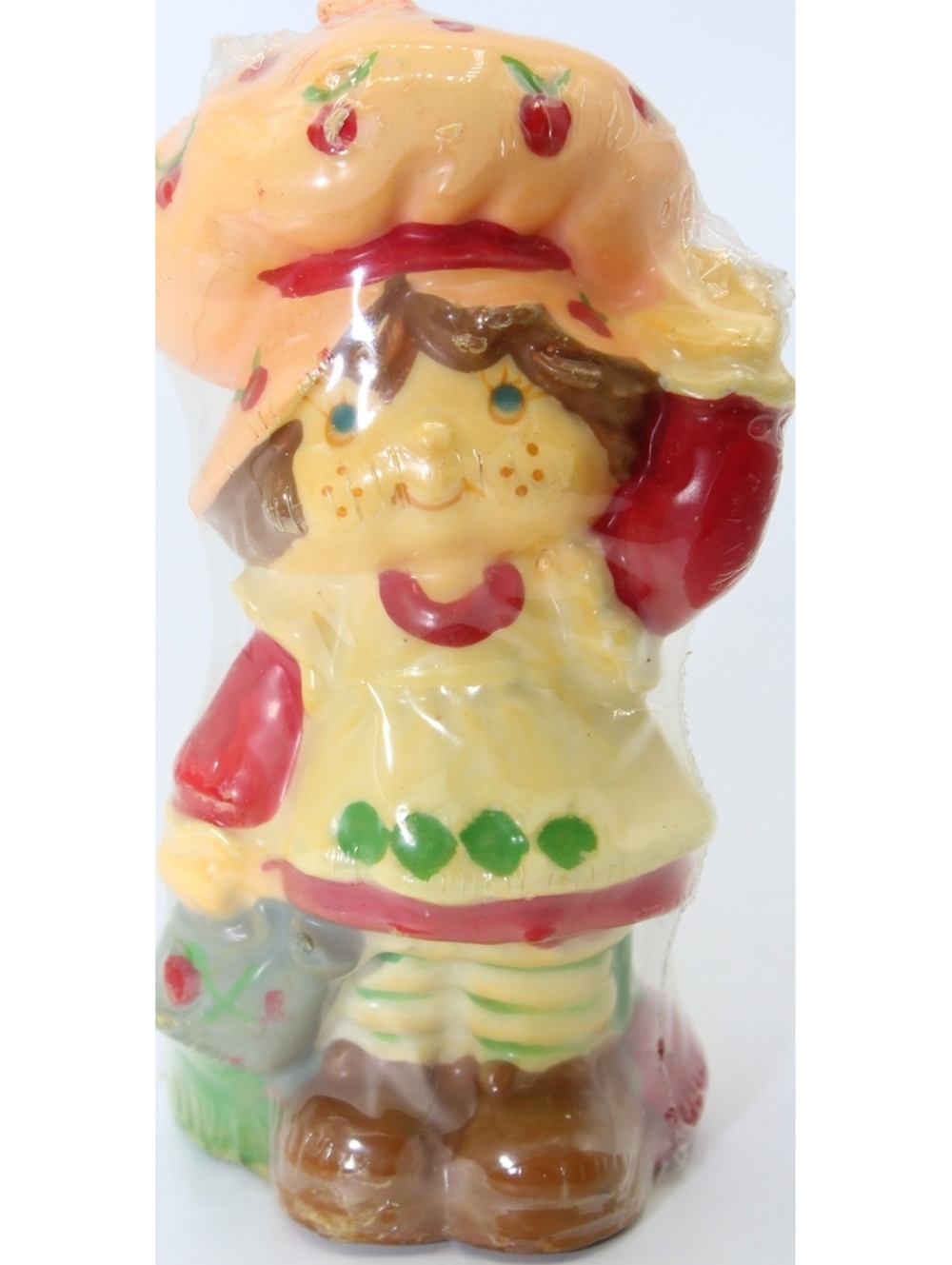 New Vintage Strawberry Shortcake Candle Wax Figure Sealed American Greetings